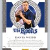 Davis Webb RC Panini the Rooks