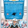 Christian McCaffrey RC /199 Panini Chivalry