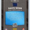 Davis Webb RC Donruss Rated Rookie