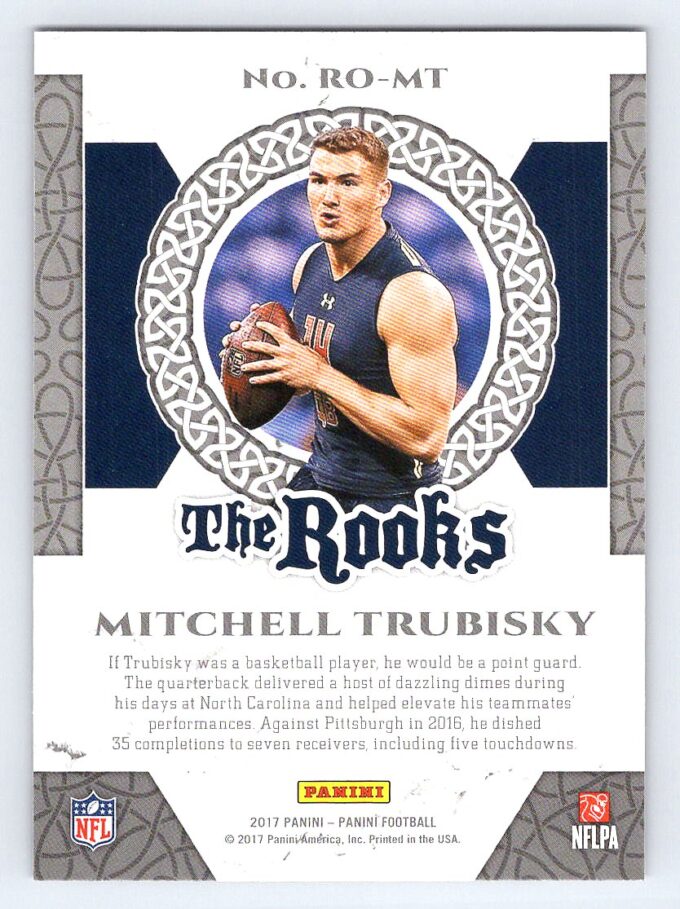 Mitchell Trubisky RC Panini the Rooks