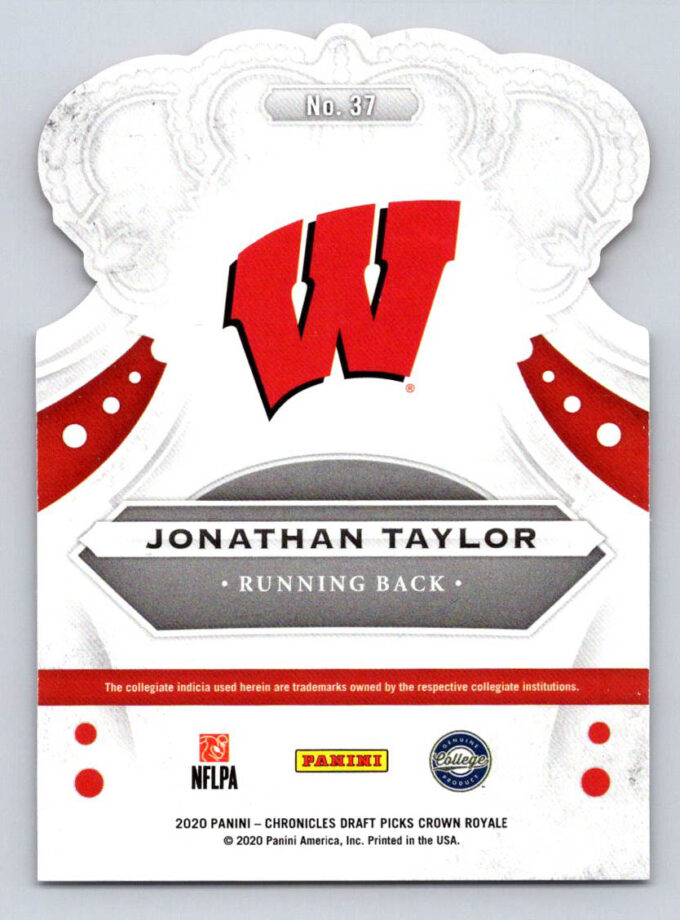Jonathan Taylor RC Panini Chronicles Bronze Crown Royal