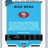 Nick Bosa RC Silver Refractor Holo Donruss Optic