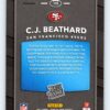 C.J. Beathard Green RC Donruss Optic
