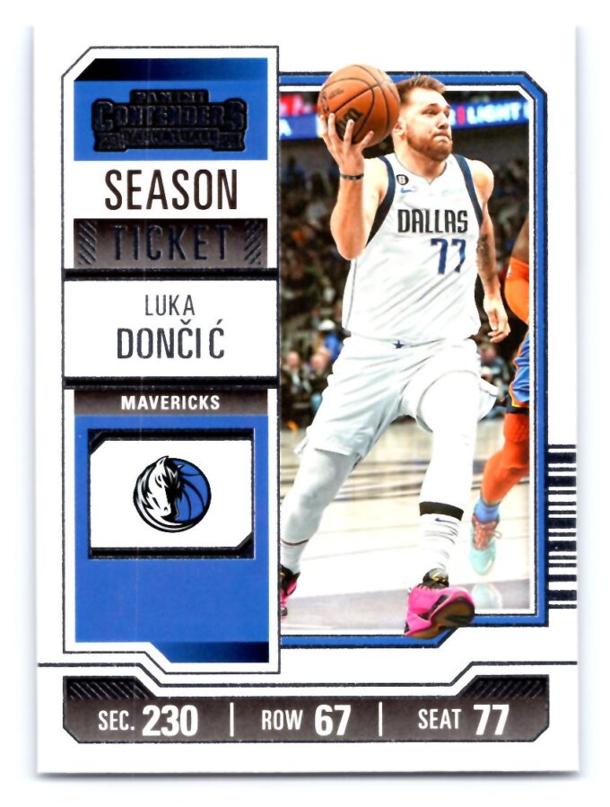Luka Doncic 2024 Contenders Season Ticket