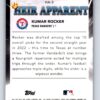 Kumar Rocker 2022 Bowman Chrome Heir Apparent
