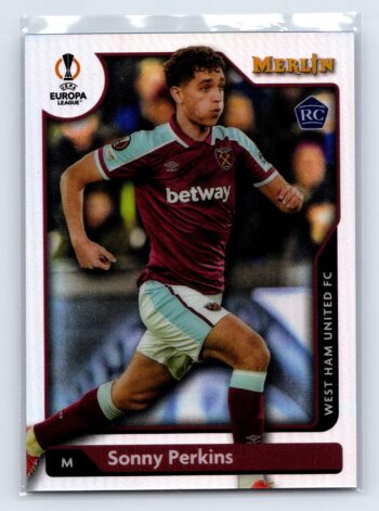 Sonny Perkins RC Rookie Refractor 2022 Merlin UEFA Champions League