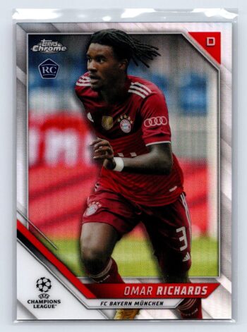Omar Richards RC Rookie Refractor 2022 Topps Chrome UEFA Champions League