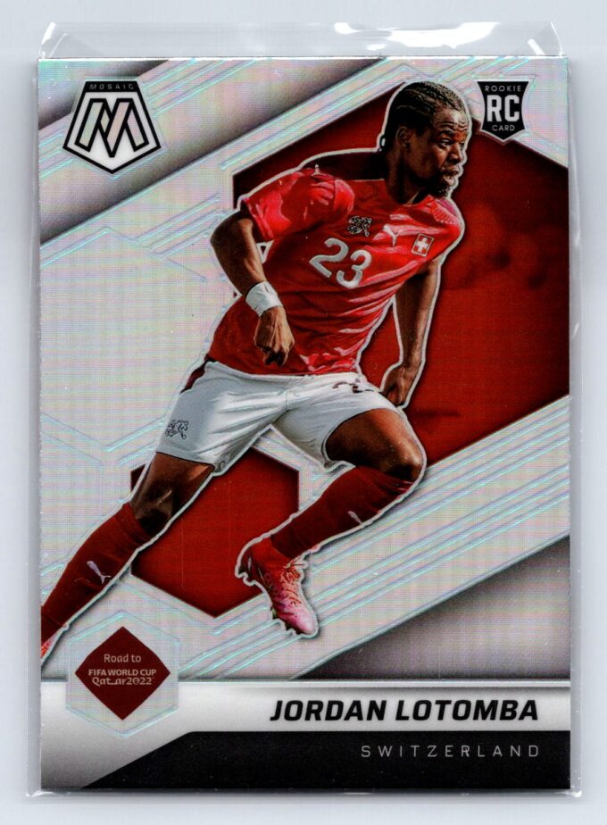 Jordan Lotomba RC Rookie Refractor 2021-22 Mosaic FIFA World Cup