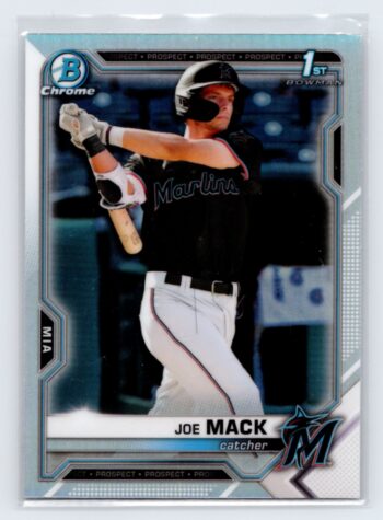 Joe Mack 2021 Bowman Chrome Refractor 1st Bowman