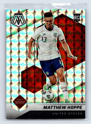 Matthew Hoppe Rookie RC Refractor 2021-22 Mosaic FIFA World Cup