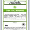 Aster Vranckx RC Rookie Refractor 2022 Merlin UEFA Champions League