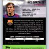 Nico Gonzalez RC Rookie Refractor 2022 Stadium Club UEFA Champions League