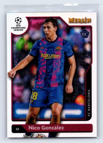 Nico Gonzalez RC Rookie Refractor 2022 Merlin UEFA Champions League