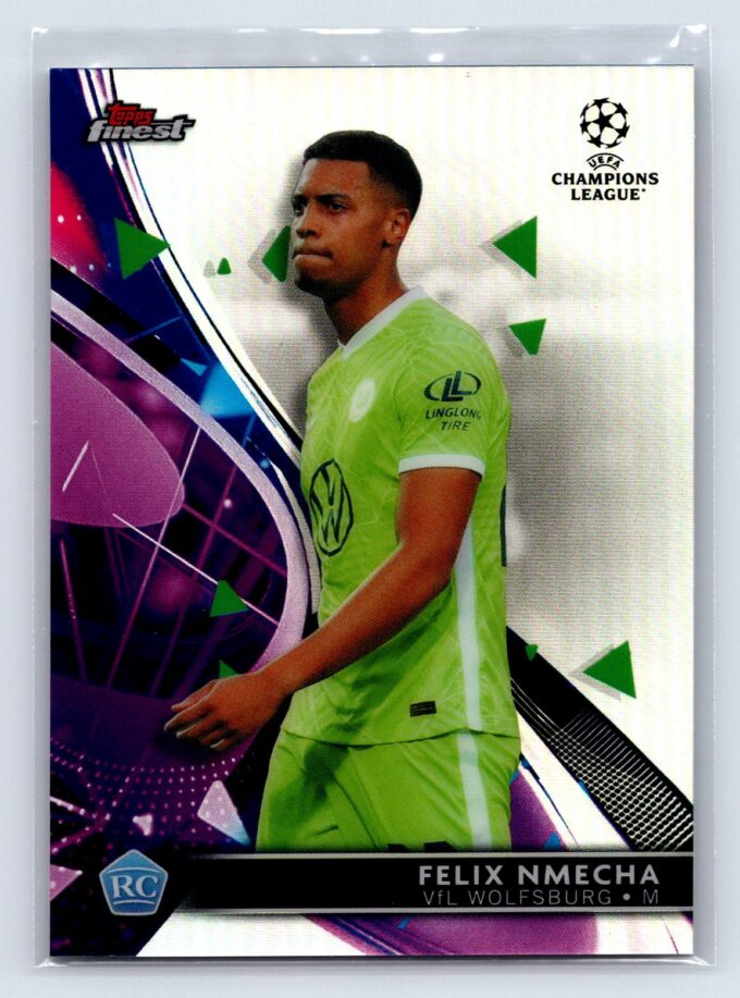 Felix Nmecha RC Rookie Refractor 2022 Topps Finest UEFA Champions League