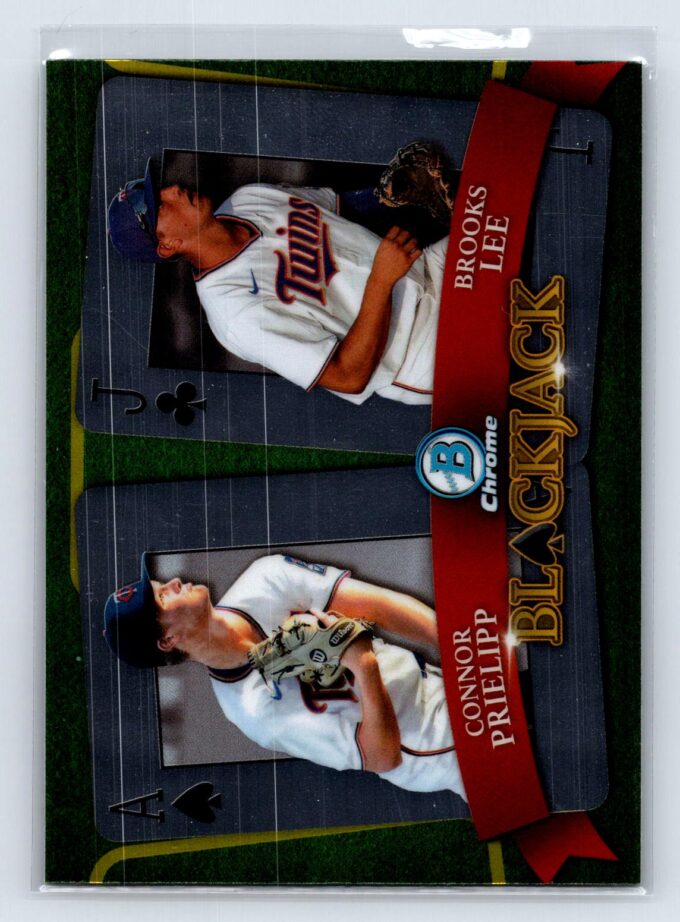 Connor Prielipp/Brooks Lee 2022 Bowman Chrome Blackjack