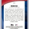 Wilman Diaz 2022 Bowman Chrome Shades of Greatness