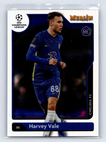 Harvey Vale RC Rookie Refractor 2022 Merlin UEFA Champions League