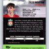 Tyler Morton RC Rookie Refractor 2022 Stadium Club UEFA Champions League