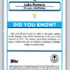 Luka Romero RC Rookie Aqua Prizm 2022 Merlin UEFA Europa League