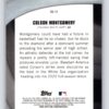 Colson Montgomery 2022 Bowman Chrome Shades of Greatness