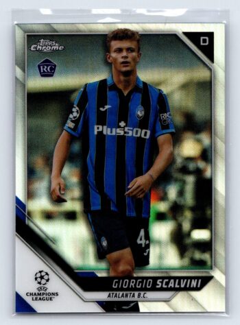 Giorgio Scalvini RC Rookie Refractor 2022 Topps Chrome UEFA Champions League