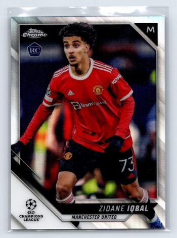 Zidane Iqbal RC Rookie Refractor 2022 Topps Chrome UEFA Champions League
