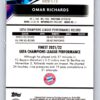 Omar Richards RC Rookie Speckle /175 2022 Topps Finest EUFA Champions League