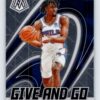Tyrese Maxey Give and Go 2023-24 Mosaic Basketball