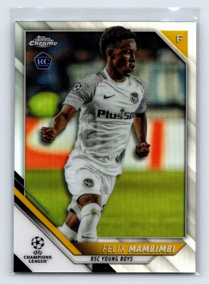 Felix Mambimbi RC Rookie Refractor 2022 Topps Chrome UEFA Champions League