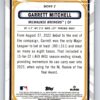 Garrett Mitchell RC Rookie Refractor 2022 Bowman Chrome ROY Favorite