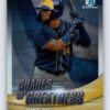 Hedbert Perez 2022 Bowman Chrome Shades of Greatness