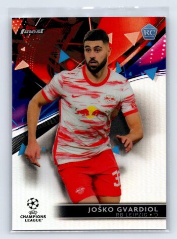 Josko Gvardiol RC Rookie Refractor 2022 Finest UEFA Champions League