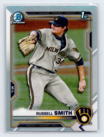 Russell Smith 2021 Bowman Chrome Refractor 1st Bowman