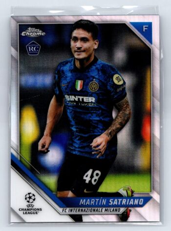Matrin Satriano RC Rookie Refractor 2022 Topps Chrome UEFA Champions League