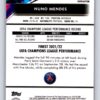 Nuno Mendes RC Rookie Refractor 2022 Topps Finest UEFA Champions League