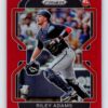 Riley Adams RC Rookie Refractor Red 2022 Prizm