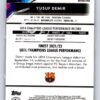 Yusuf Demir RC Rookie Refractor 2022 Topps Finest UEFA Champions League