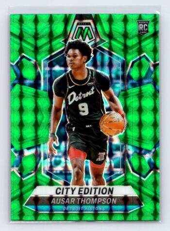 Ausar Thompson City Edition 2023-34 Mosaic Green Prizm
