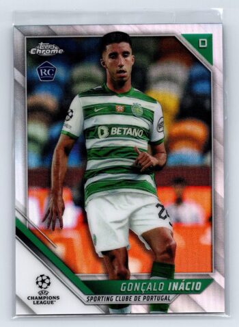 Goncalo Inacio RC Rookie Refractor 2022 Topps Chrome UEFA Champions League