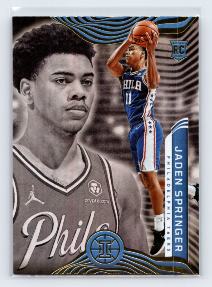 Jaden Springer RC Rookie 2021-22 Panini Illusions Basketball
