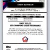Sven Botman RC Rookie Refractor 2022 Topps Finest UEFA Champions League
