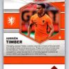 Jurrien Timber Rookie RC Refractor Red 2021-22 Mosaic FIFA World Cup