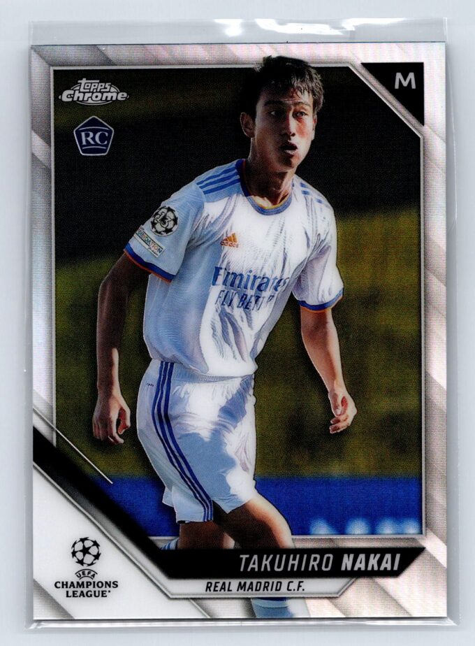 Takuhiro Nakai RC Rookie Refractor 2022 Topps Chrome UEFA Champions League
