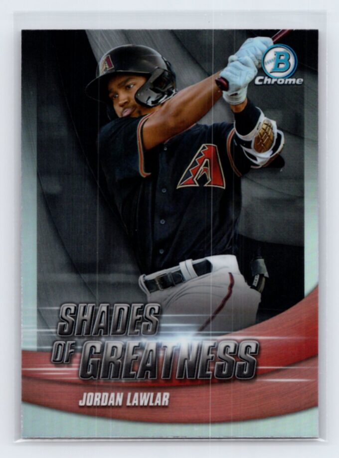 Jordan Lawler 2022 Bowman Chrome Shades of Greatness