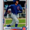 Christian Hernandez 2021 Bowman Chrome Refractor 1st Bowman
