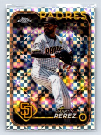 Martin Perez  X-Fractor Refractor 2024 Topps Update Mega Box