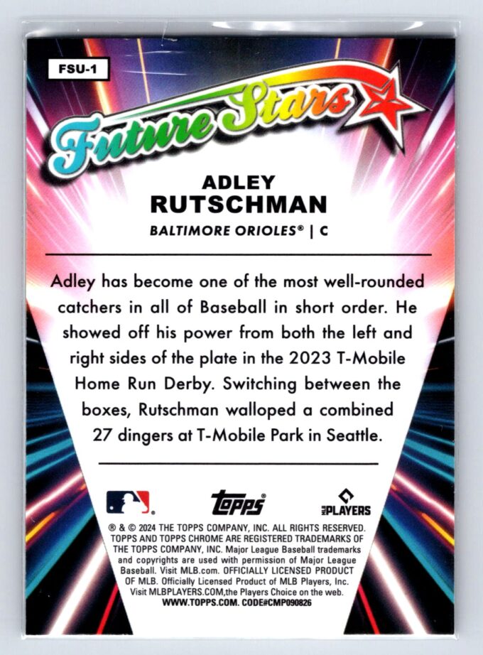 Adley Rutshman Future Stars 2024 Topps Update Mega Box