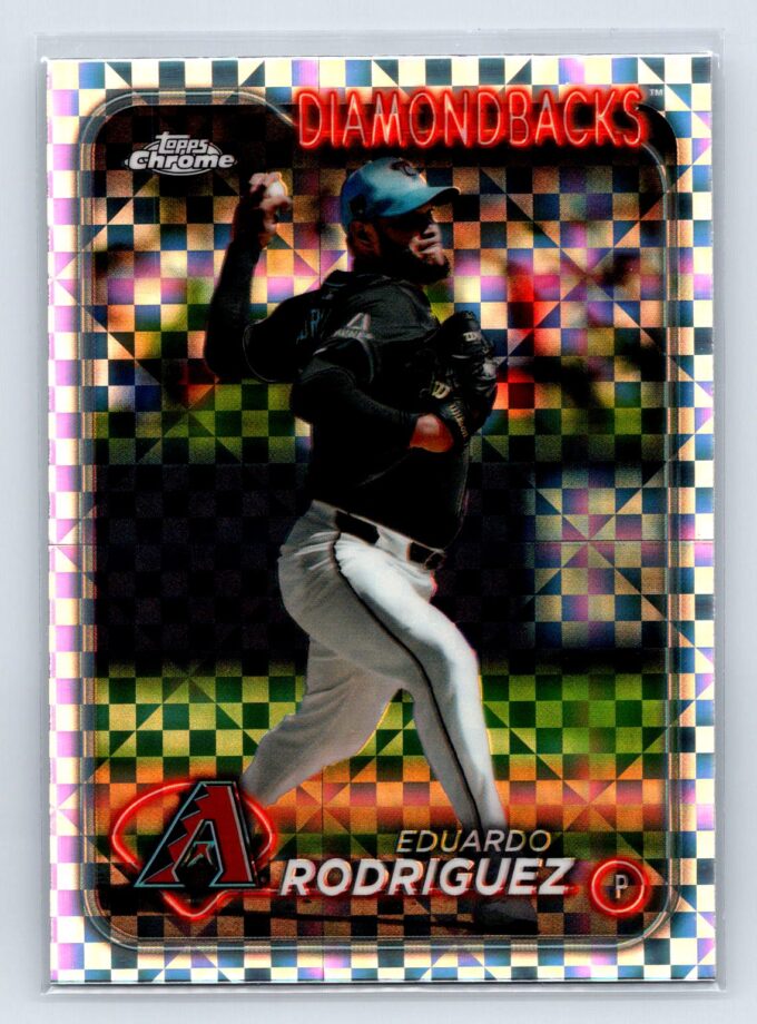 Eduardo Rodriguez X-Fractor Refractor 2024 Topps Update Mega Box