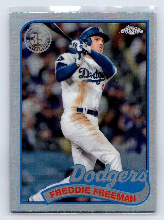 Freddie Freemen 35th Anniversary Refractor 2024 Topps Update Mega Box