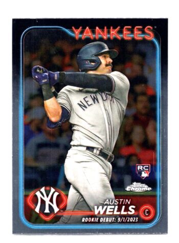 Austin Wells RC 2024 Topps Update